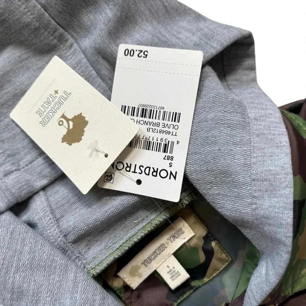 NWT Tucker + Tate Boys Hooded Camo Jacket (size 5)
